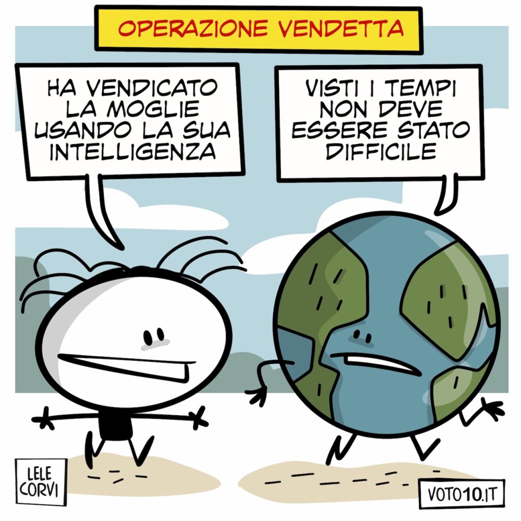 La vignetta di Operazione Vendetta