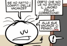 La vignetta dedicata alla riapertura delle scuole