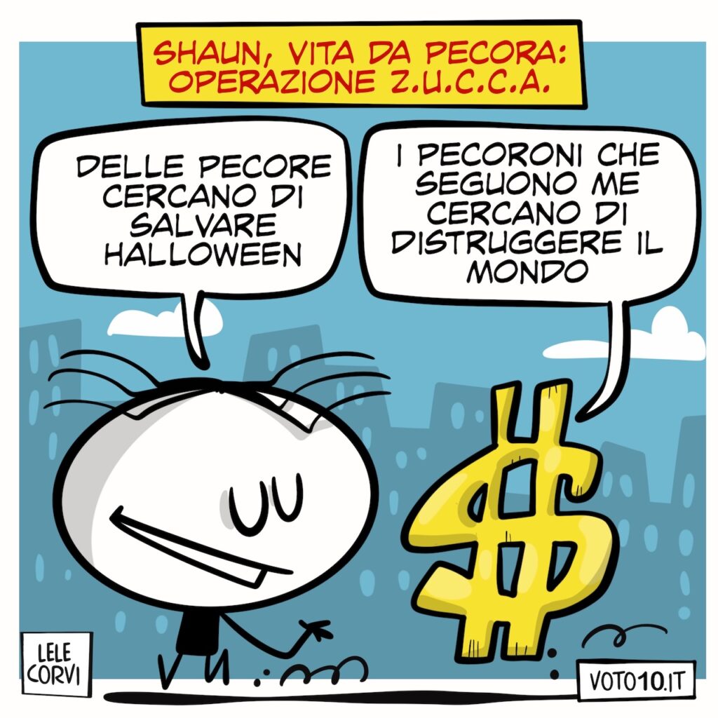 La vignetta di Shaun, vita da pecora: Operazione Z.U.C.C.A.