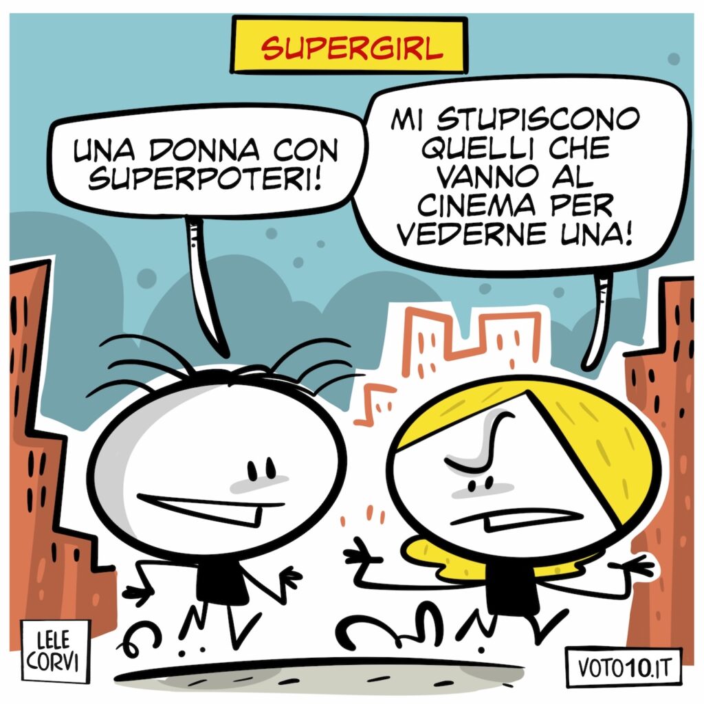 La vignetta di Supergirl