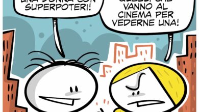 La vignetta di Supergirl