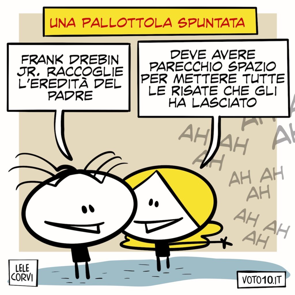 La vignetta di Una Pallottola spuntata